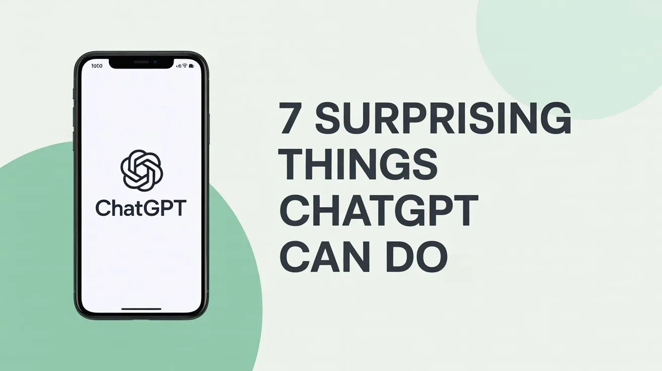 7 สิ่งที่น่าประหลาดใจที่ CHATGPT สามารถทำได้